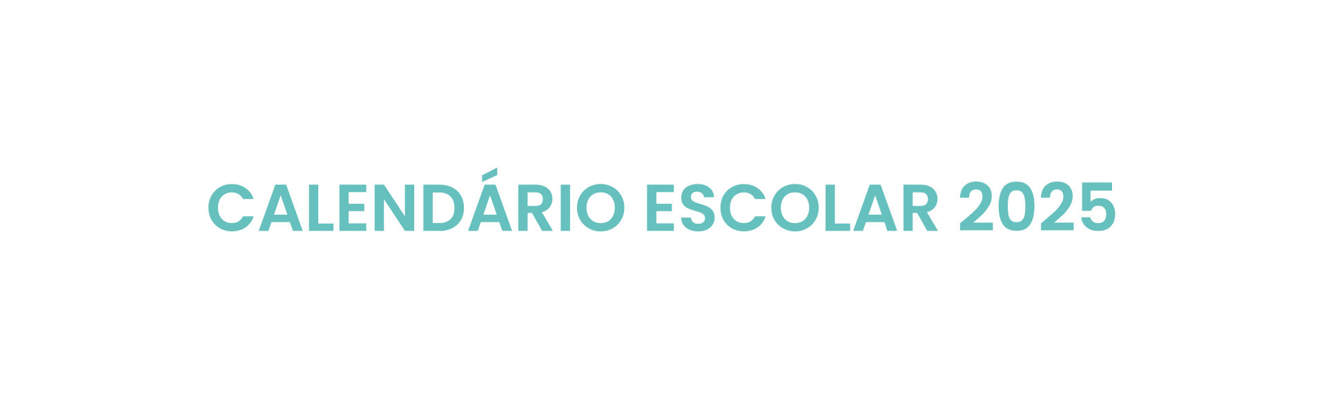 Calendário Escolar ano 2025